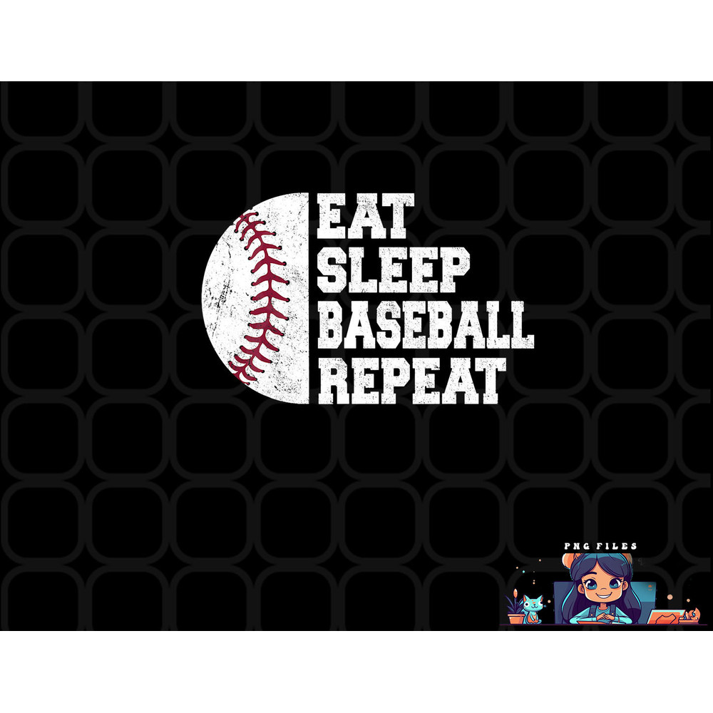 Eat Sleep Baseball Repeat Baseball Player Funny Baseball png, digital download copy.jpg