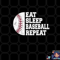 eat sleep baseball repeat baseball player funny baseball png, digital download copy