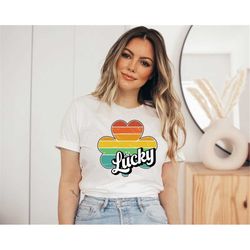 lucky shirt, lucky shamrock shirt, womens st patty's shirt, womens st patricks day shirt, lucky clover shirt, lucky wome