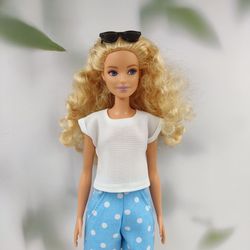 Barbie doll clothes white blouse