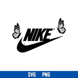 nike butterfly logo svg, nike svg, butterfly svg, nike butterfly silhouette svg, png digital file