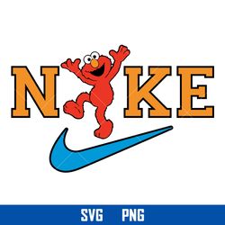 elmo nike svg, nike logo svg, red monster nike svg, nike sesame street svg, png digital file