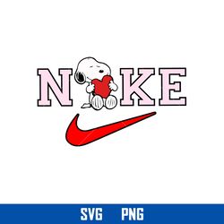 snoopy nike svg, nike love svg, nike logo svg, snoopy dog svg, png digital file