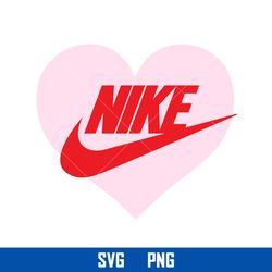 nike x heart valentine svg, nike love svg, nike logo svg, valentine svg, png digital file