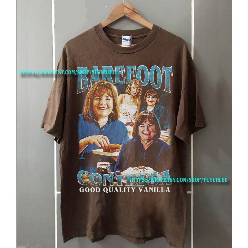 Barefoot Contessa Ina Garten 90s Bootleg T-Shirt, Barefoot Contessa Ina Garten Good Quality Vanilla Graphic tee - 2.jpg