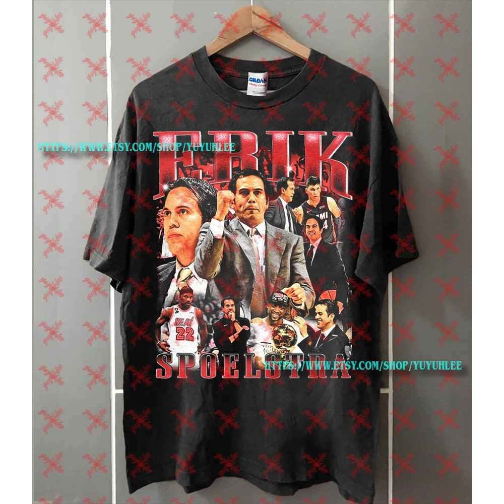 Erik Spoelstra Shirt, Basketball shirt, Classic 90s Graphic Tee, Unisex, Vintage Bootleg, Gift, Retro YL258 - 1.jpg