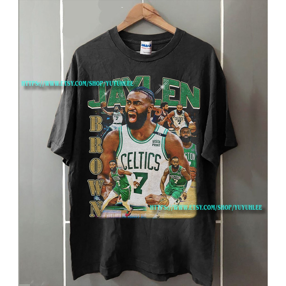 Jaylen Brown Shirt, Basketball shirt, Classic 90s Graphic Tee, Unisex, Vintage Bootleg, Gift, Retro YYL258 - 2.jpg