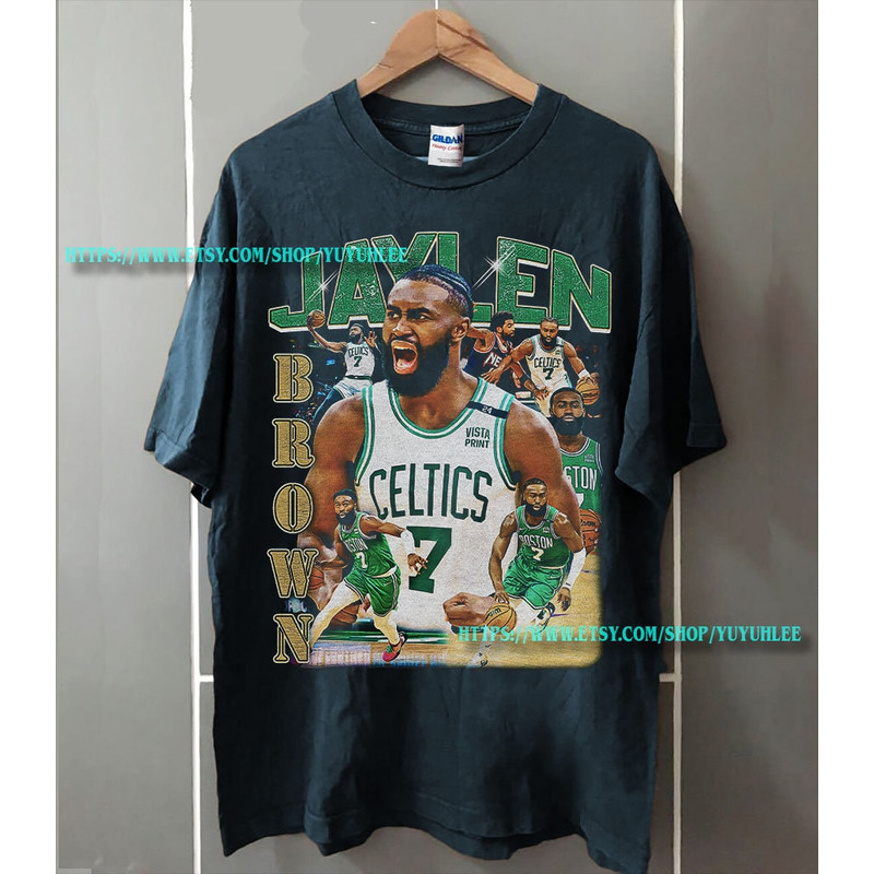 Jaylen Brown Shirt, Basketball shirt, Classic 90s Graphic Tee, Unisex, Vintage Bootleg, Gift, Retro YYL258 - 3.jpg