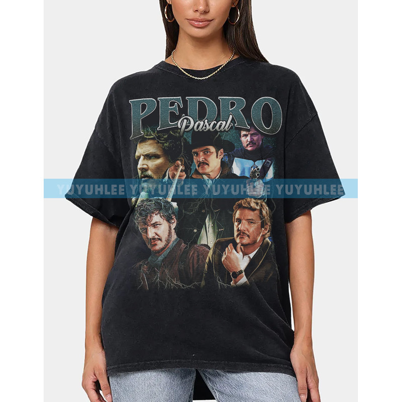 PEDRO PASCAL Shirt, Actor Pedro Pascal Shirt Retro 90s, Javier Peña, Narco Pedro Pascal Fans Gift, Pedro Pascal Tribute Celebrity Shirt YE7 - 1.jpg