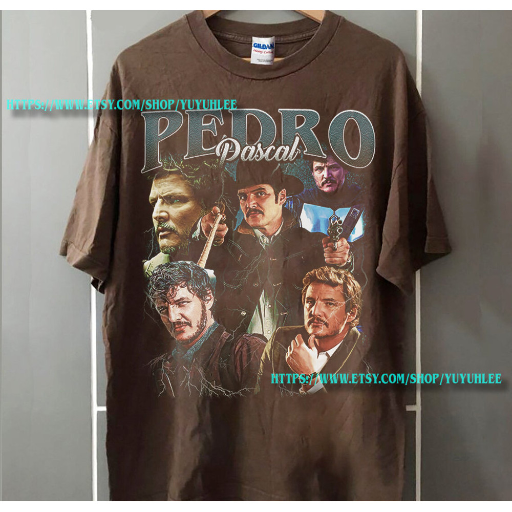 PEDRO PASCAL Shirt, Actor Pedro Pascal Shirt Retro 90s, Javier Peña, Narco Pedro Pascal Fans Gift, Pedro Pascal Tribute Celebrity Shirt YE7 - 2.jpg