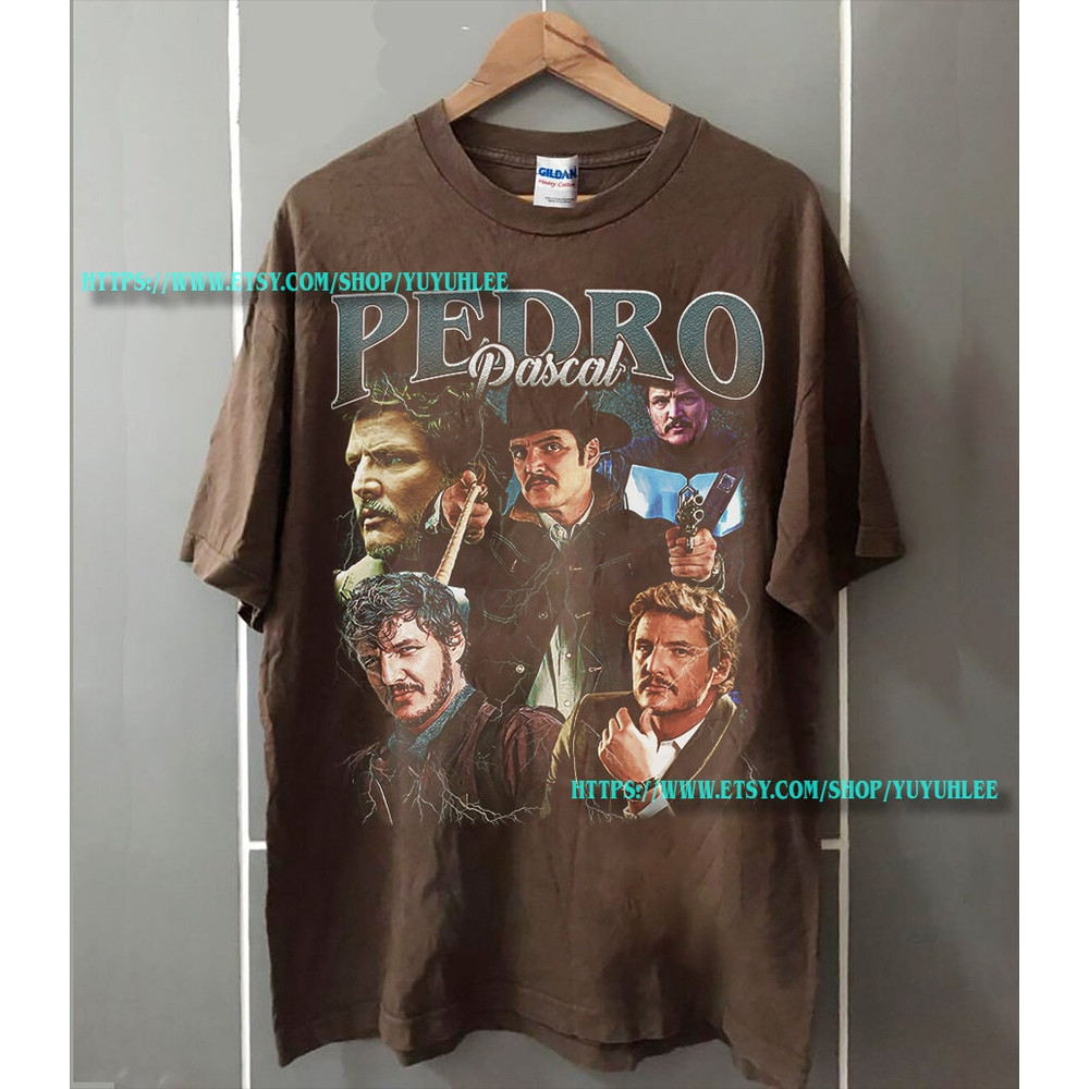 PEDRO PASCAL Shirt, Actor Pedro Pascal Shirt Retro 90s, Javier Peña, Narco Pedro Pascal Fans Gift, Pedro Pascal Tribute Celebrity Shirt YE7 - 3.jpg