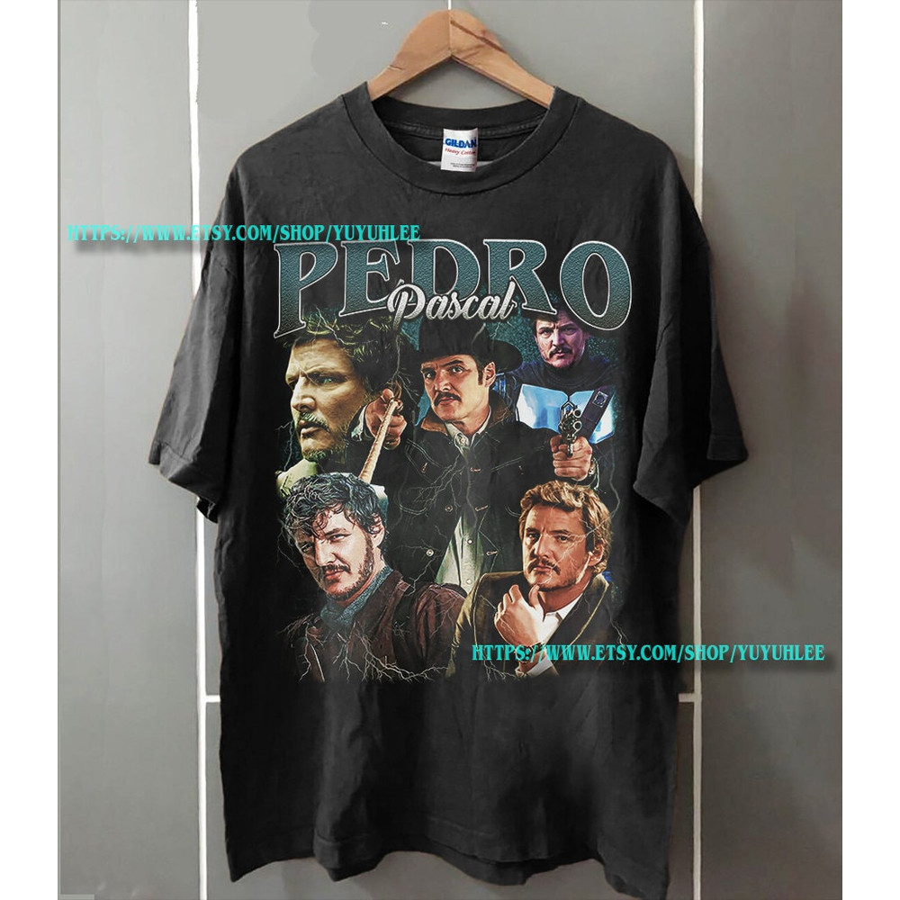 PEDRO PASCAL Shirt, Actor Pedro Pascal Shirt Retro 90s, Javier Peña, Narco Pedro Pascal Fans Gift, Pedro Pascal Tribute Celebrity Shirt YE7 - 4.jpg