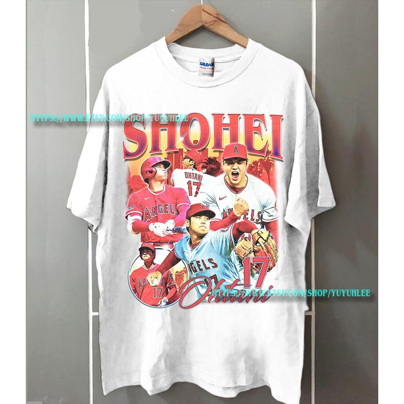 Shohei Ohtani T-shirt, Shohei Ohtani 90s Bootleg, Shohei Ohtani Graphic Tee, Baseball Graphic Tees, 90s Baseball Shirt YH528 - 2.jpg