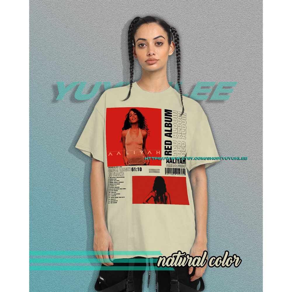Vintage Bootleg T-shirt Graphic Unisex Tees Aaliyah Red Album Shirt Aesthetic Pop Tee Shirt ULE21 - 1.jpg
