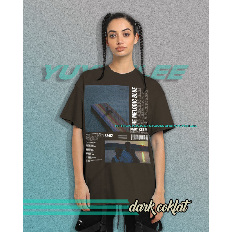 Vintage Bootleg T-shirt Graphic Unisex Tees Baby Keem The Melodic Blue Shirt Aesthetic Pop Tee Shirt YE02 - 2.jpg