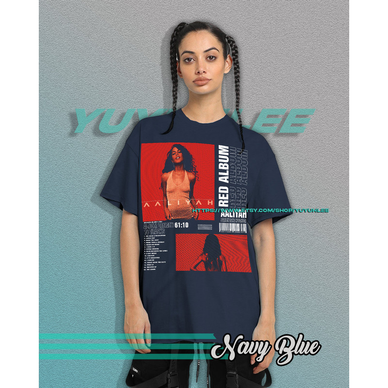 Vintage Bootleg T-shirt Graphic Unisex Tees Aaliyah Red Album Shirt Aesthetic Pop Tee Shirt ULE21 - 7.jpg