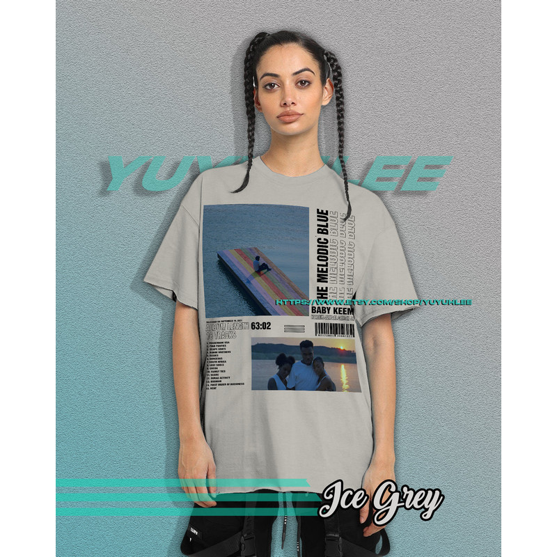 Vintage Bootleg T-shirt Graphic Unisex Tees Baby Keem The Melodic Blue Shirt Aesthetic Pop Tee Shirt YE02 - 8.jpg