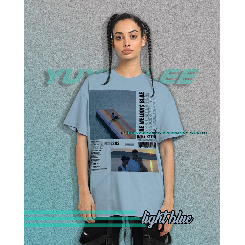 Vintage Bootleg T-shirt Graphic Unisex Tees Baby Keem The Melodic Blue Shirt Aesthetic Pop Tee Shirt YE02 - 9.jpg