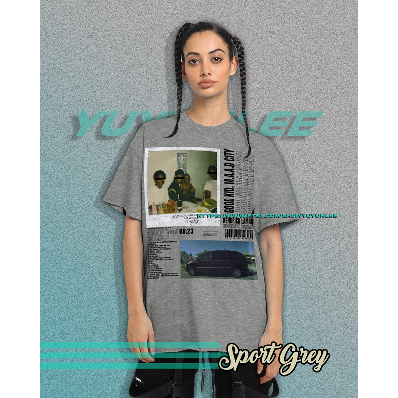 Vintage Bootleg T-shirt Graphic Unisex Tees Kendrick Lamar Good Kid Maad City Shirt Aesthetic Pop Tee Shirt YE17 - 3.jpg