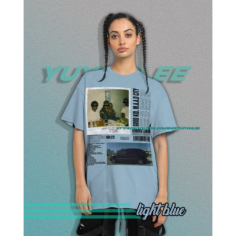 Vintage Bootleg T-shirt Graphic Unisex Tees Kendrick Lamar Good Kid Maad City Shirt Aesthetic Pop Tee Shirt YE17 - 4.jpg