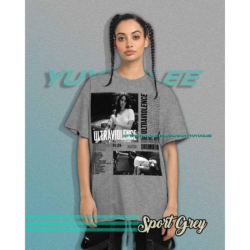 Vintage Bootleg T-shirt Graphic Unisex Tees Lana Del Rey Ultraviolence Shirt Aesthetic Pop Tee Shirt YE10 - 4.jpg