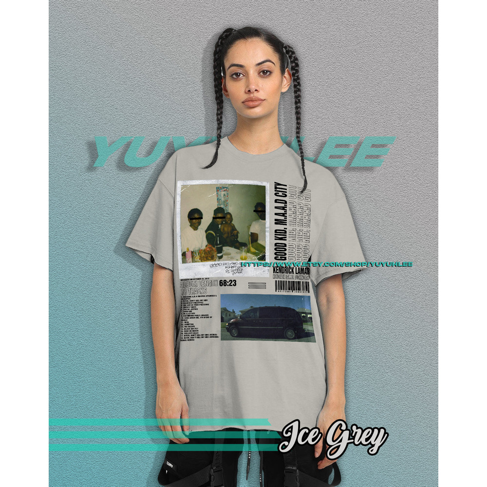 Vintage Bootleg T-shirt Graphic Unisex Tees Kendrick Lamar Good Kid Maad City Shirt Aesthetic Pop Tee Shirt YE17 - 5.jpg