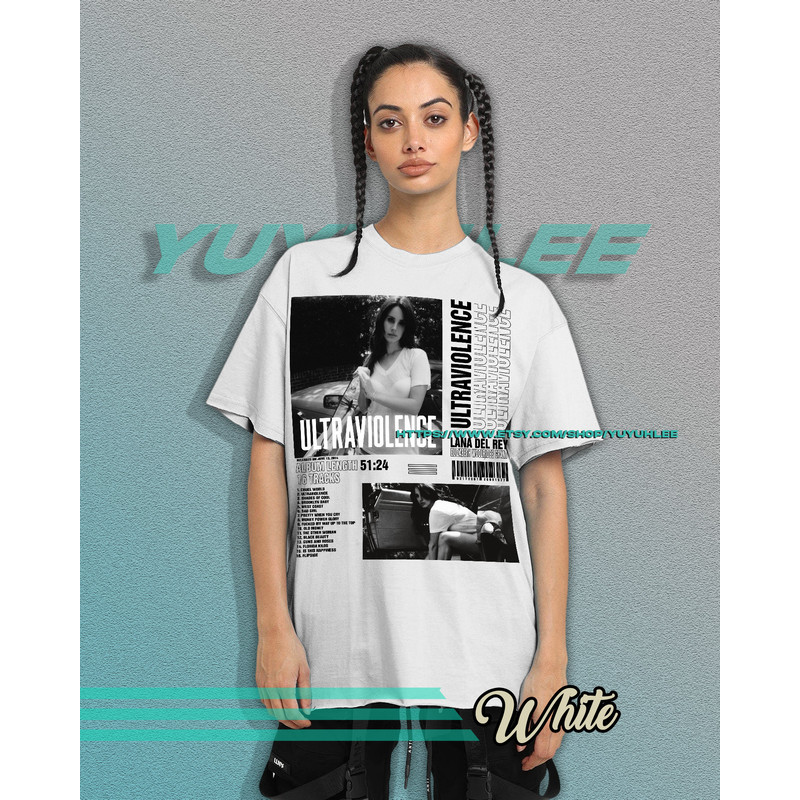 Vintage Bootleg T-shirt Graphic Unisex Tees Lana Del Rey Ultraviolence Shirt Aesthetic Pop Tee Shirt YE10 - 5.jpg