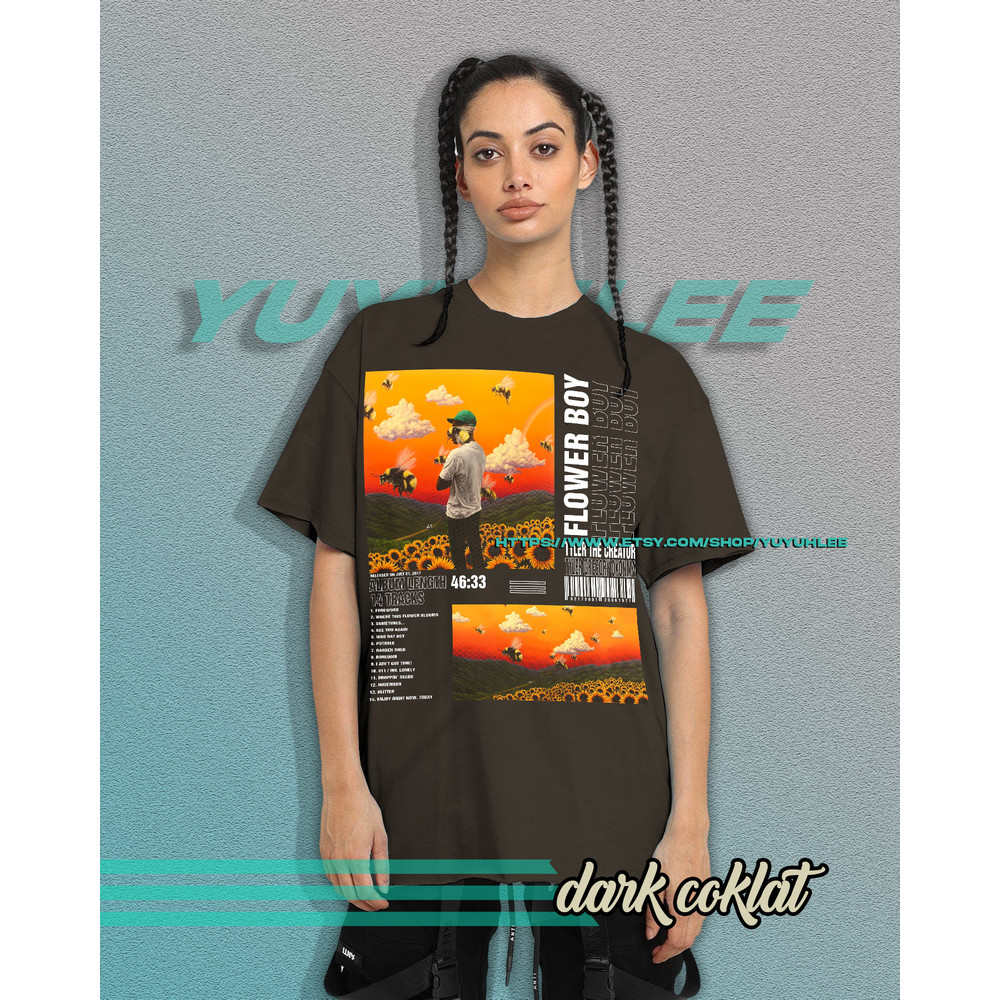 Vintage Bootleg T-shirt Graphic Unisex Tees Tyler The Creator Flower Boy Shirt Aesthetic Pop Tee Shirt YE04 - 9.jpg
