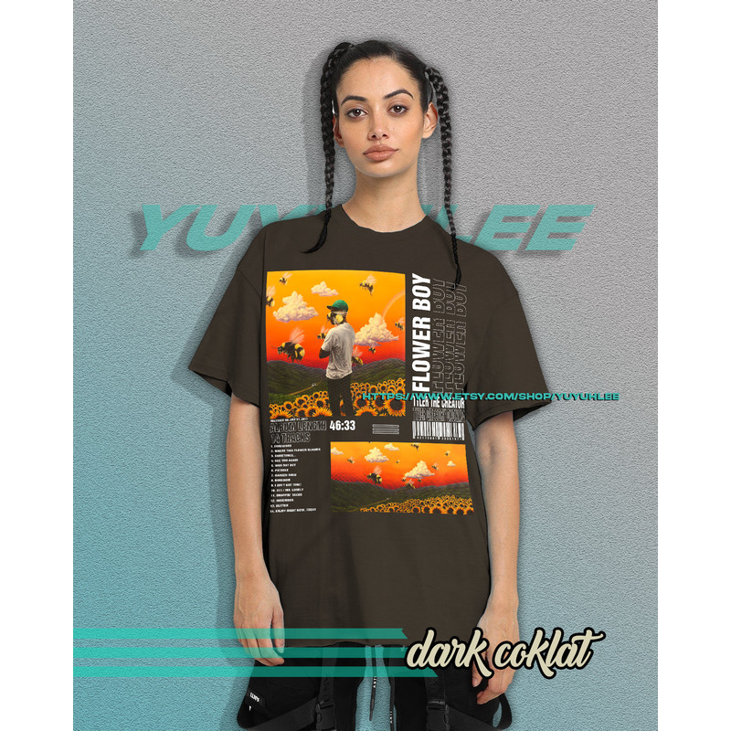 Vintage Bootleg T-shirt Graphic Unisex Tees Tyler The Creator Flower Boy Shirt Aesthetic Pop Tee Shirt YE04 - 9.jpg