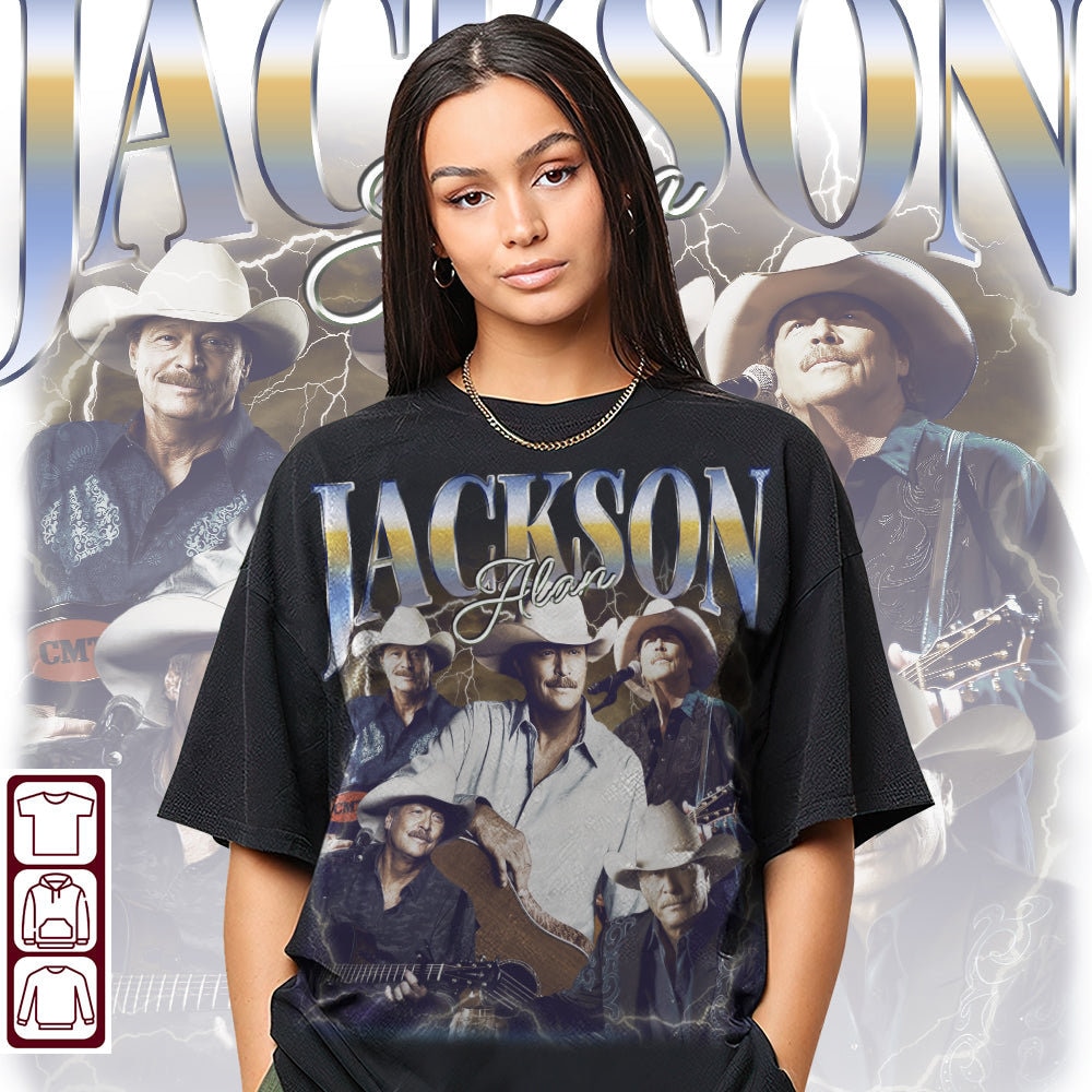 Alan Jackson 90s Vintage Shirt, Alan Jackson Bootleg Shirt, Alan Jackson Tee, Shirt, Tee, Merch - 1.jpg