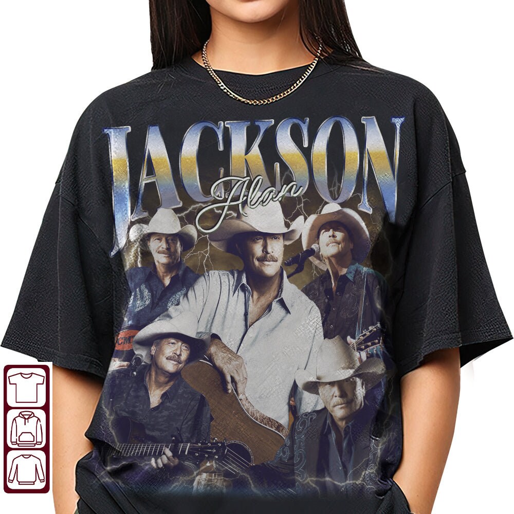 Alan Jackson 90s Vintage Shirt, Alan Jackson Bootleg Shirt, Alan Jackson Tee, Shirt, Tee, Merch - 2.jpg