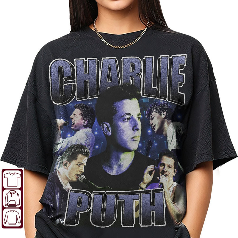 Charlie Puth 90s Vintage Shirt, Charlie Puth Bootleg Shirt, Charlie Puth Tee, One Night Only Shirt, One Night Only Merch - 1.jpg