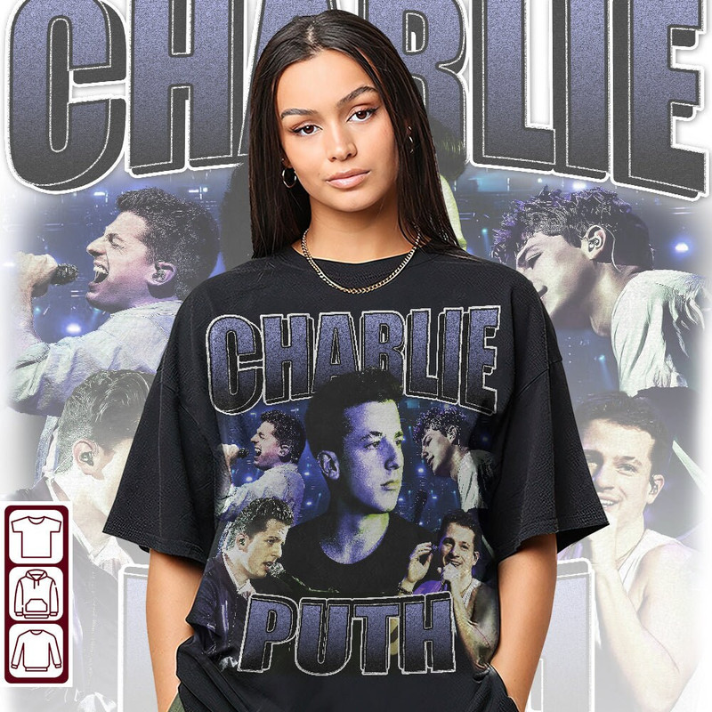 Charlie Puth 90s Vintage Shirt, Charlie Puth Bootleg Shirt, Charlie Puth Tee, One Night Only Shirt, One Night Only Merch - 2.jpg