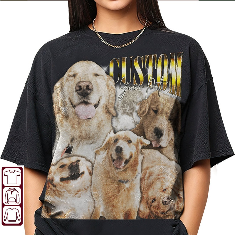 Custom Dog Shirt, Custom Dog Bootleg, Custom Pet Tee, Insert Pet Design, Personalized, Customized Shirt, Change Animal Design Tee - 1.jpg