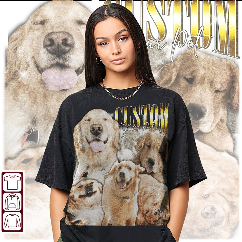 Custom Dog Shirt, Custom Dog Bootleg, Custom Pet Tee, Insert Pet Design, Personalized, Customized Shirt, Change Animal Design Tee - 2.jpg
