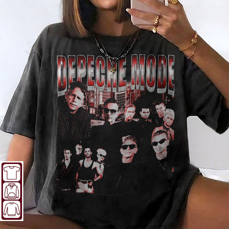 Depeche Mode 90s Vintage Shirt, Depeche Mode Bootleg Shirt, Depeche Mode Tee, Depeche Mode Tour Shirt, Depeche Mode Tour Tee - 2.jpg