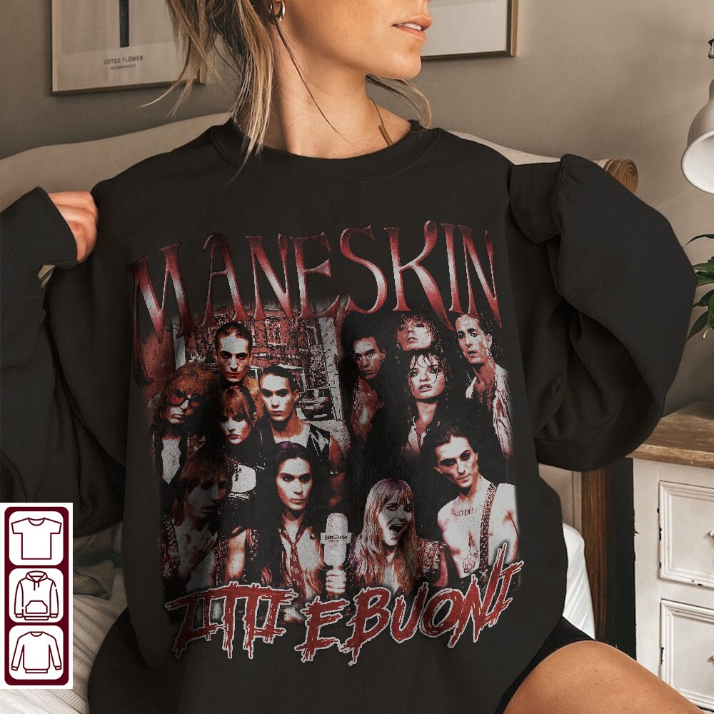 Maneskin 90s Vintage Shirt, Maneskin Bootleg Shirt, Maneskin Tee, Zitti E Buoni Shirt, Zitti E Buoni Tee, Zitti E Buoni Merch - 3.jpg