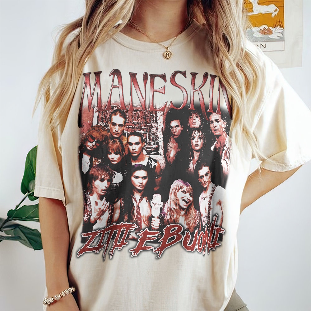 Maneskin 90s Vintage Shirt, Maneskin Bootleg Shirt, Maneskin Tee, Zitti E Buoni Shirt, Zitti E Buoni Tee, Zitti E Buoni Merch - 4.jpg
