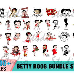 100 betty boop bundle svg, cartoon bundle svg, movie characters svg, american girl svg,trending svg, betty boop svg, bet