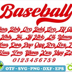 baseball font svg with tails, baseball font otf, baseball letters svg, baseball svg, baseball font tails svg cricut