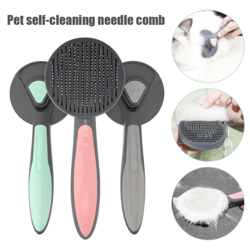 Cat Comb Brush Pet Hair Removes Comb For Cat Dog Pet Grooming Hair Cleaner Cleaning Pet Dog Cat Supplies Self Cleaning C