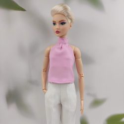 Barbie doll clothes pink top