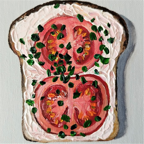 Food-acrylic-painting-sandwich-art-impasto-kitchen-wall-decor.jpg