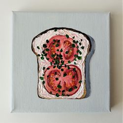 Sandwich Painting – Unique Food Art for Your Kitchen Wall