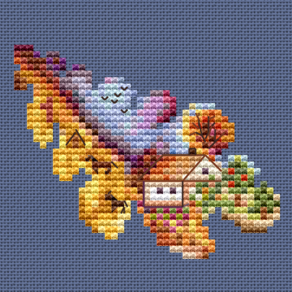 Autumn in an Oak leaf framed new 1.png