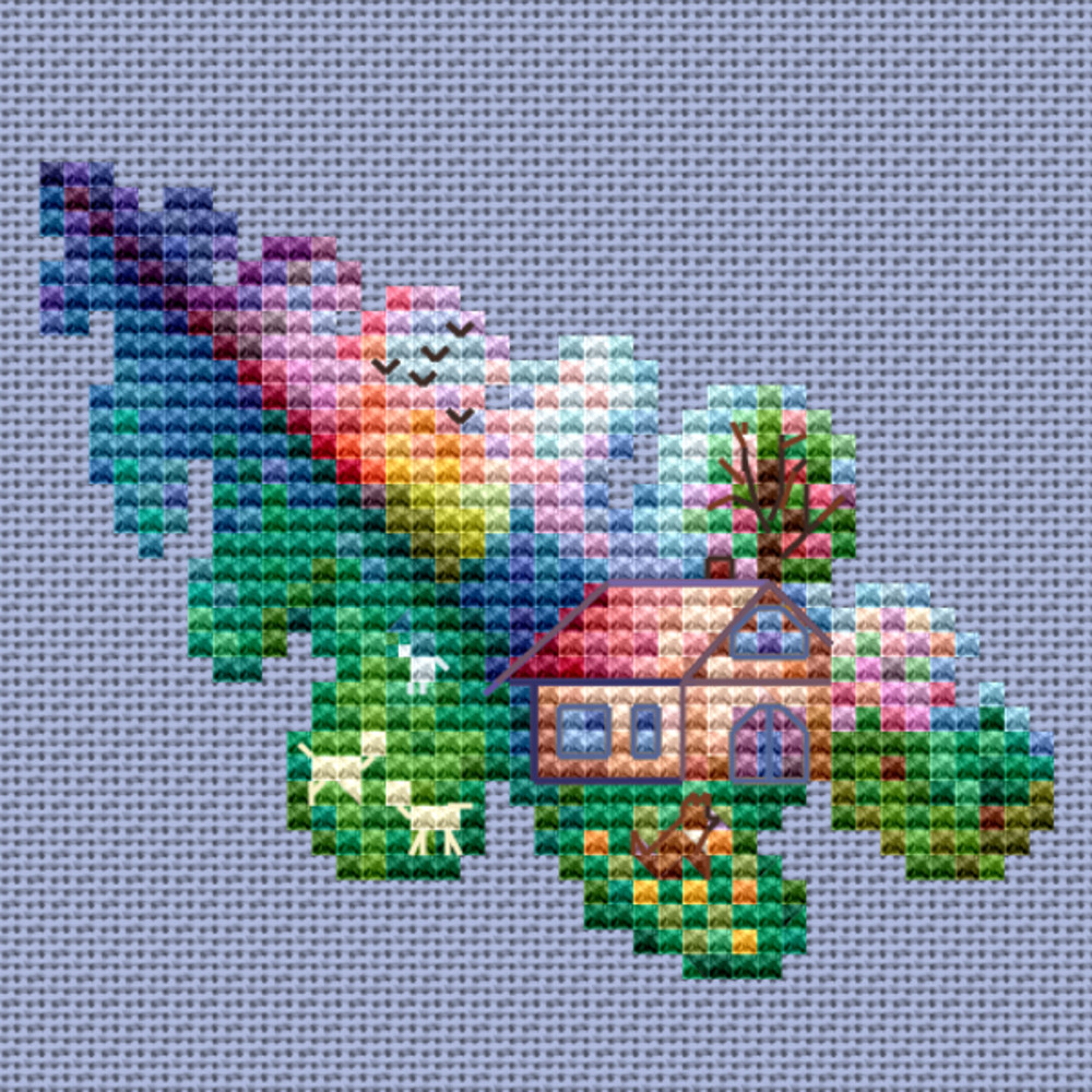 Spring in an Oak leaf framed new 2.png