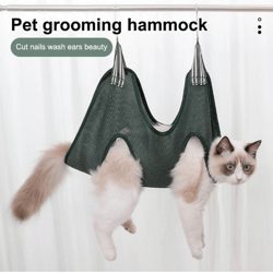 Pet Grooming Hammock Cat Dog Grooming Nail Cutting Anti Scratch Bite Bath Trimming Restraint Bag Hanging Pet Supplies