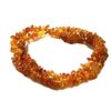 Genuine Baltic Amber Necklace Adult Amber Jewelry Women Handmade cognac small chips beads necklace.jpg