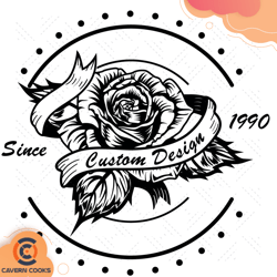 black rose since 1990 svg td210510qq20