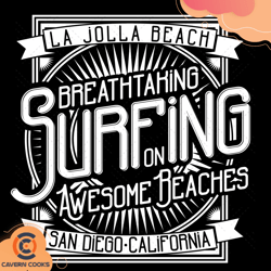 breath taking surfing on awesome beaches svg